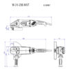 Аголна брусилка METABO W 24-230 MVT