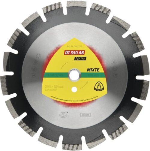 Дијамантски диск за сечење Асфалт Klingspor DT 350 AB Extra