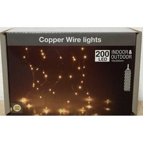 Новогодишни сијалички Micro LED 200 WW 10x200cm