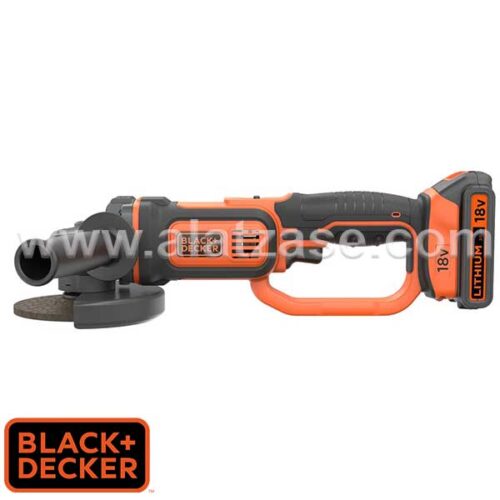 Аку. Аголна Брусилка 18V 4.0 Ah 125mm Black+Decker BCG720M1