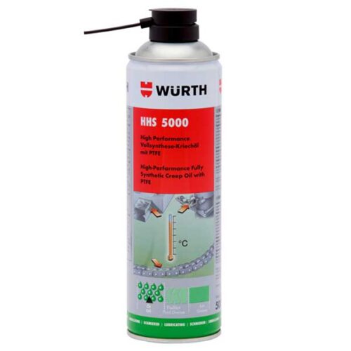 HHS 5000 подмачкувач во спреј со PTFE WURTH 500 ml
