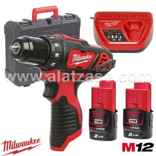 Milwaukee M12BDD-202C Sub Compact Акумулаторска дупчалка