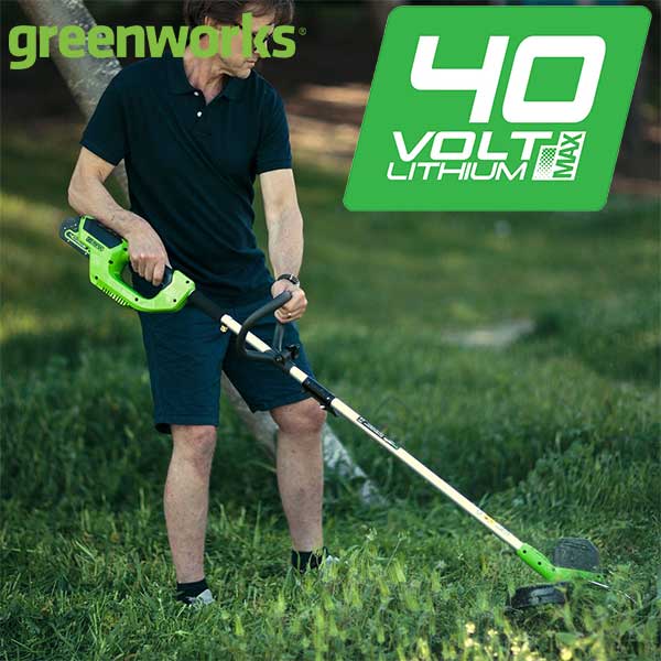 Greenworks G40LTK2 Акумулаторски Тример со Батерија и Полнач