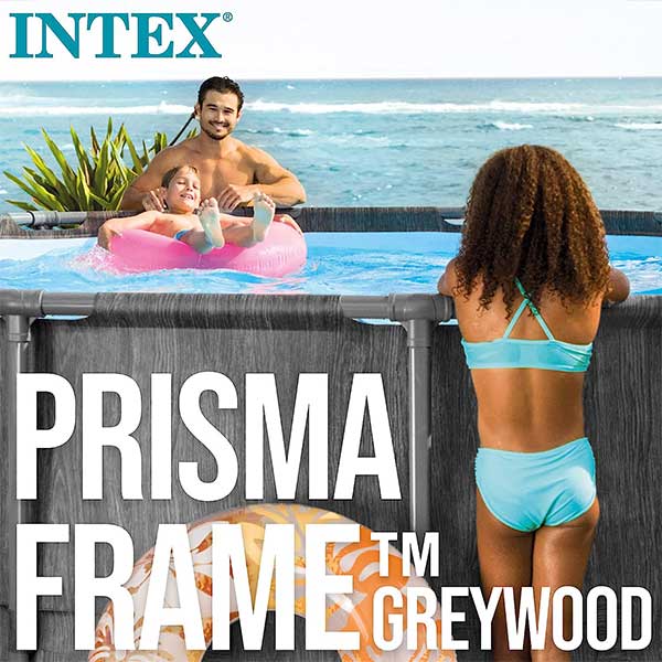 INTEX Prism Greywood 457x122 cm Базен со конструкција