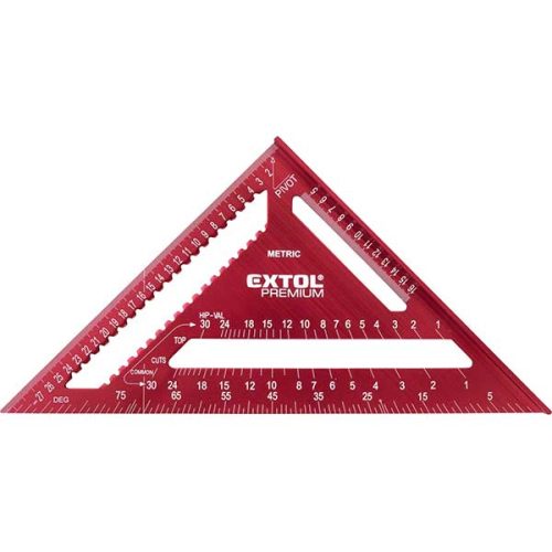 Повеќенаменски столарски триаголник и агломер 300мм EXTOL PREMIUM