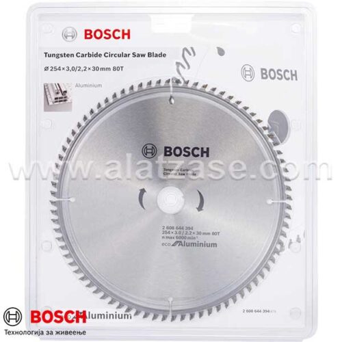 BOSCH 254x3,0x30 80z ECOLINE Пила за Алуминиум