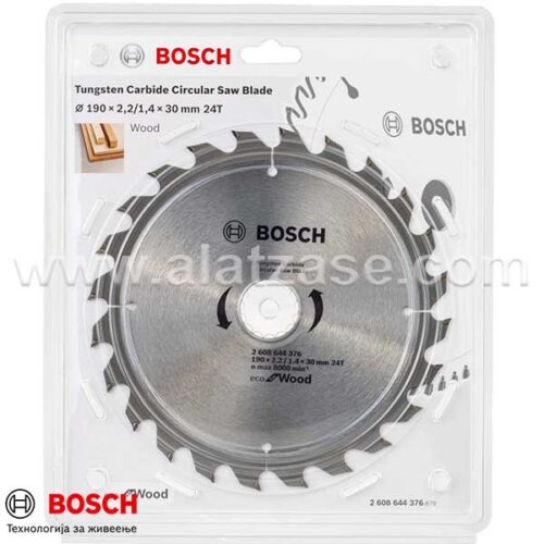 BOSCH 190x2.2x30 24z ECOLINE Пила за Дрво