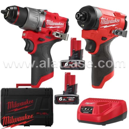 Milwaukee M12 FPP2A2-602X Акумулаторски Сет M12 FUEL™