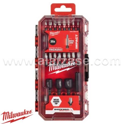 Milwaukee SHOCKWAVE™ Impact Duty™ Сет битови 35 парчиња