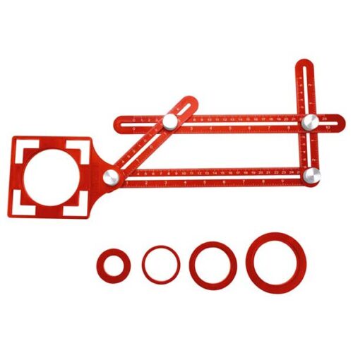 EXTOL PREMIUM шаблон за пренос на агли и позиции со локатор