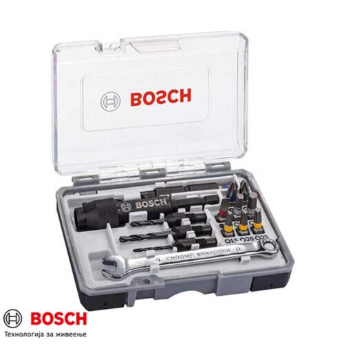 BOSCH 20 делен сет битови и упуштачи (фрезенк)