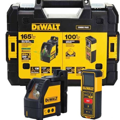 Сет ласер со вкрстени линии и метар DeWALT DW0889CG-XJ