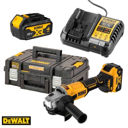 DeWALT DCG407M2T 18V XR Аку Аголна Брусилка 125 mm Сет во TSTAK