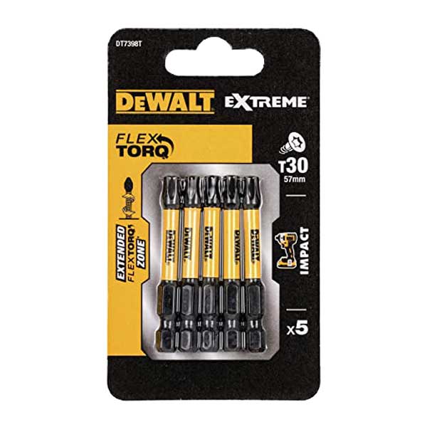 Торкс бит DeWALT DT7398T Т30 5/1 50mm FLEX TORQ