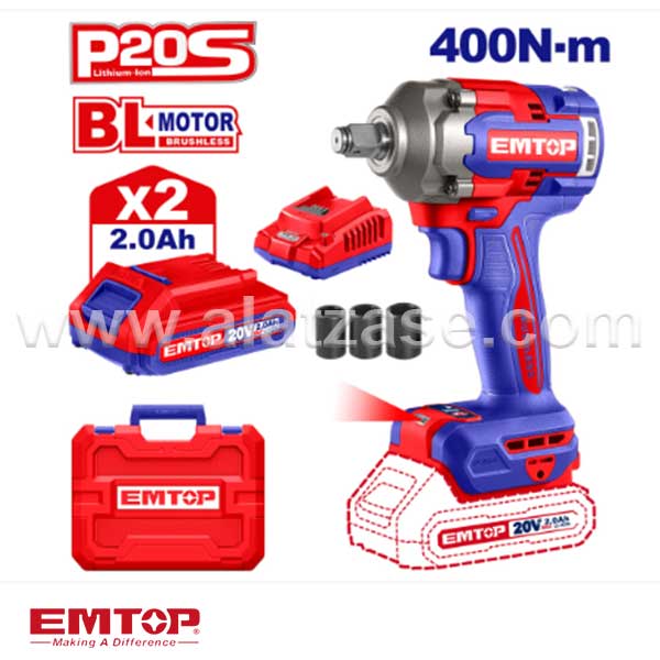 EMTOP ECIWL2040 Акумулаторски ударен одвртувач