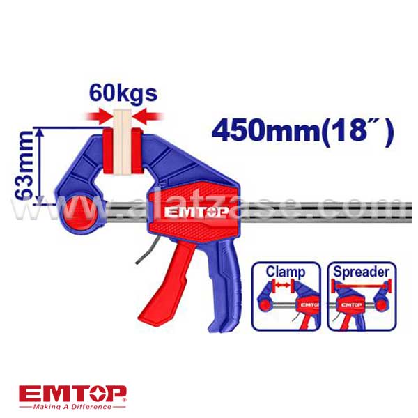 EMTOP ECLPQ60301 Столарска Стега 450mm