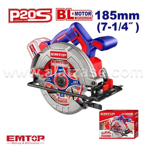 EMTOP ELCS1851 Акумулаторски циркулар (Само уред)