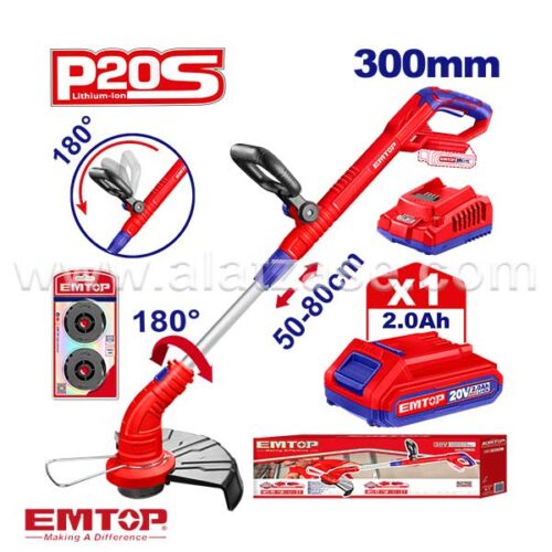 EMTOP ELGT203011 Акумулаторски тример