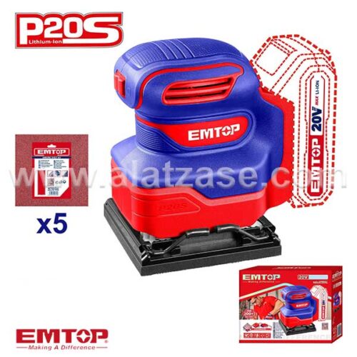 EMTOP ELSHS2014 Акумулаторска Вибрациона Брусилка (Само уред)