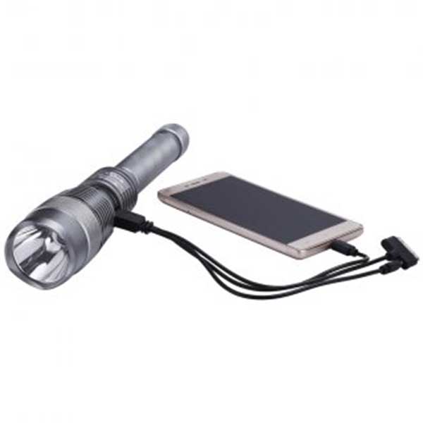 Батериска лампа со POWERBANK 800lm CREE T6 LED