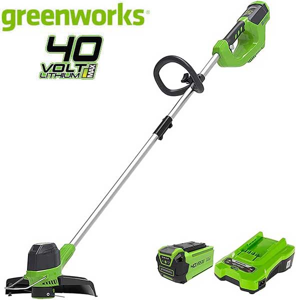 Greenworks G40LTK2 Акумулаторски Тример со Батерија и Полнач