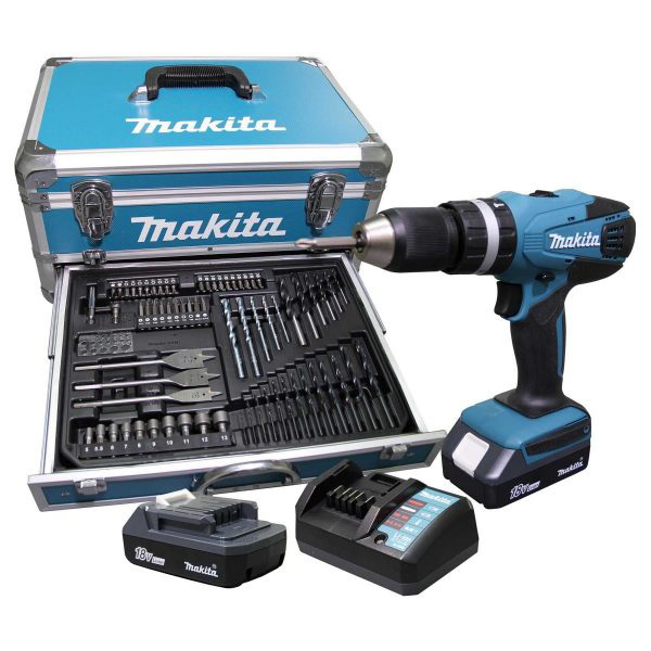 Акумулаторска ударна дупчалка - одвртувач MAKITA HP457DWEX4