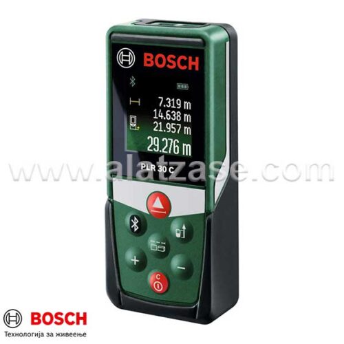 Bosch PLR 30 C Ласерско Метро 30 m со Bluetooth Технологија