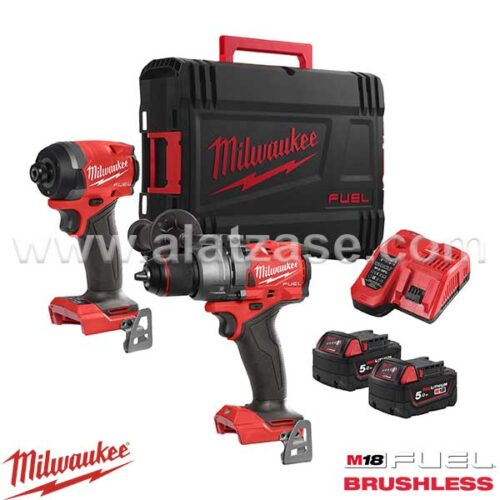 Milwaukee M18FPP2A3-502X Сет Акумулаторски Алати 