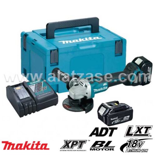 MAKITA DGA504RTJ Акумулаторска аголна брусилка Brushless