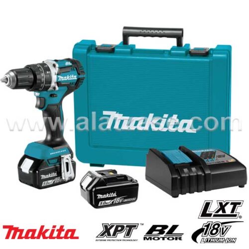 MAKITA DHP484RTE Акумулаторска ударна дупчалка-одвртувач