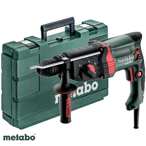 Metabo KHE 2445 SDS+ Комбиниран Чекан 800W (2.4 J) + сет (5 парчиња) SDS+ бургии