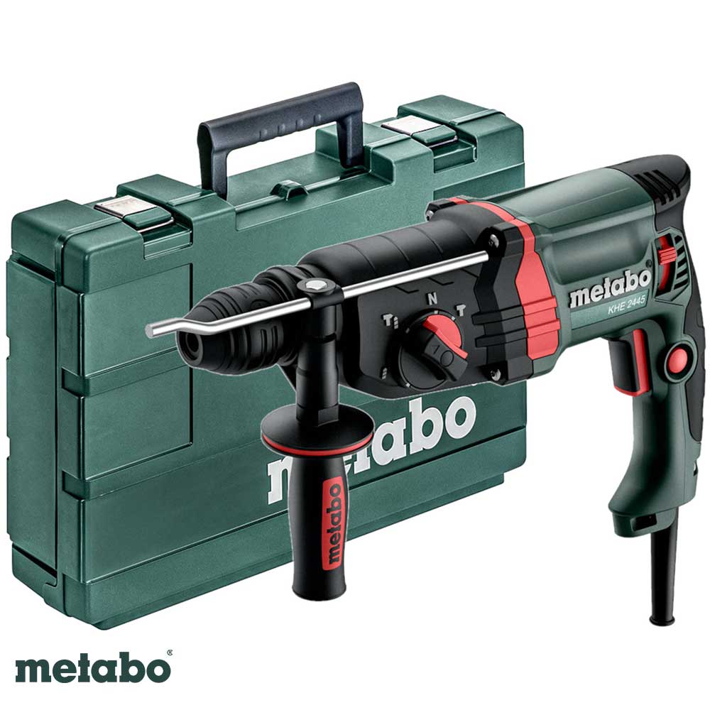Metabo KHE 2445 SDS+ Комбиниран Чекан 800W (2.4 J) + сет (5 парчиња) SDS+ бургии