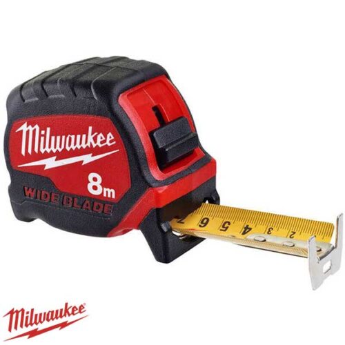 Премиум метро од 8 m x 33 mm Milwaukee WIDE BLADE