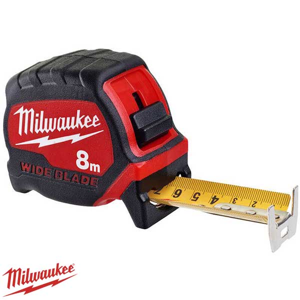 Премиум метро од 8 m x 33 mm Milwaukee WIDE BLADE