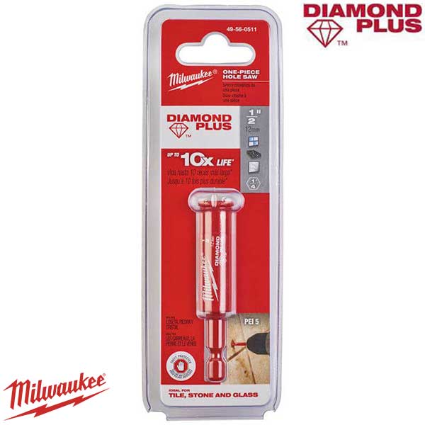 Дијамантска бургија за гранит и камен Milwaukee 12 mm Diamond PLUS™