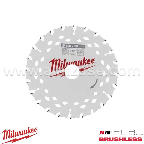 Milwaukee M18 FCS66GR3-121C Акумулаторски Циркулар со Водилка