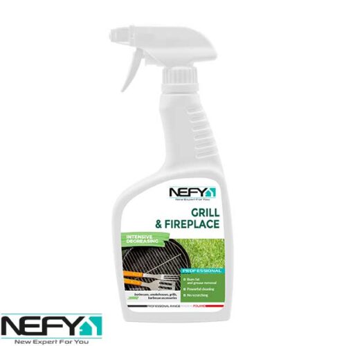 NEFY Професионално средство за чистење на скари и стакло за камини
