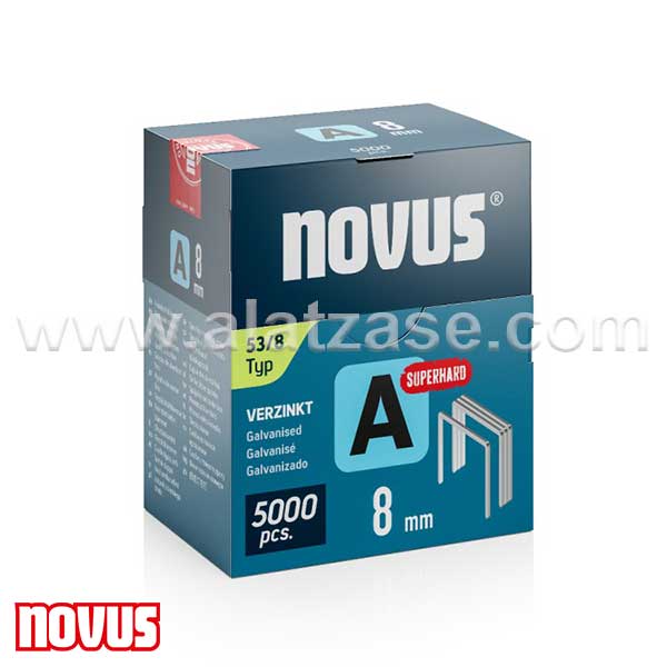 Муниција за рачна хефталка Novus A type 53/8 5000 пар.