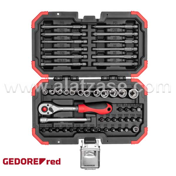 GEDORE RED® R33003051 Гарнитура Gedore Red 1/4” 51 парче