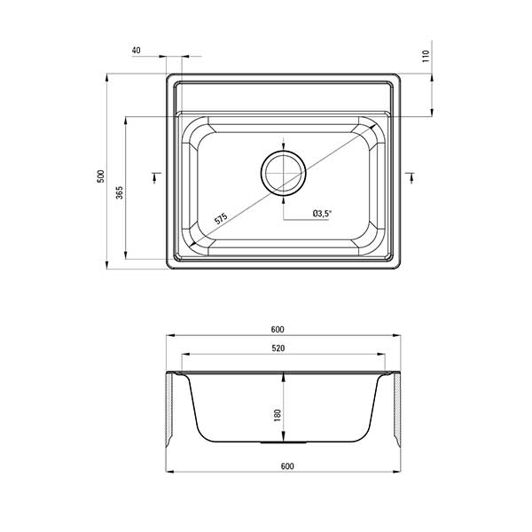 Садопер DEANTE SOUL 60 Декор