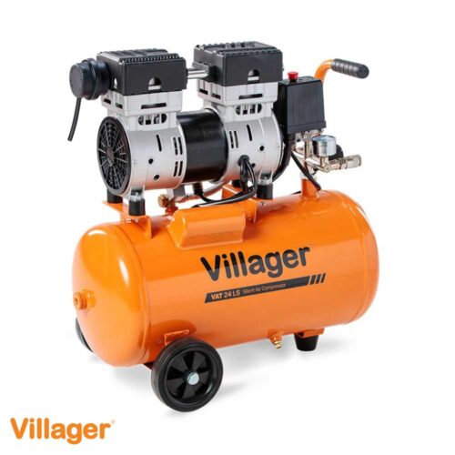 VILLAGER VAT 24 LS Тивок Безмаслен Компресор 750W (24 L / 8 Bar)