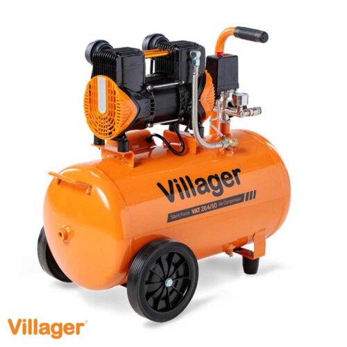 VILLAGER VAT 264/50 Silent Force Тивок Безмаслен Компресор 1500W