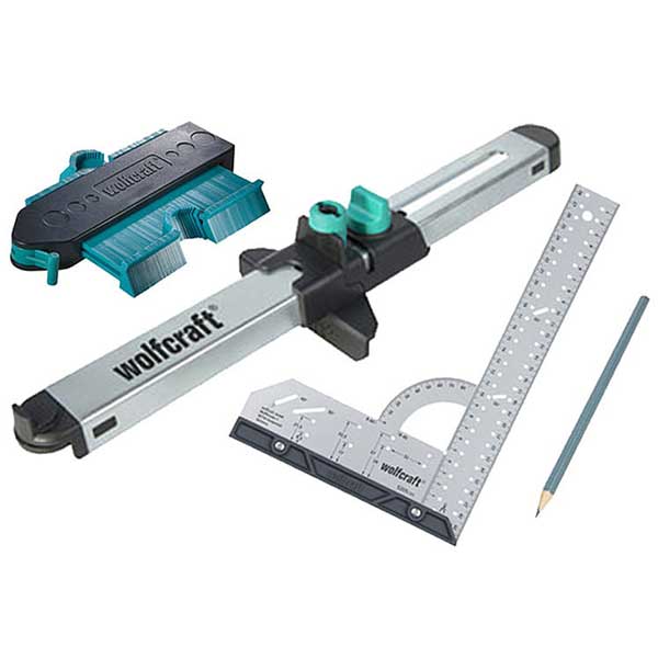 Сет за обележување на ламинат и подни подлоги Wolfcraft