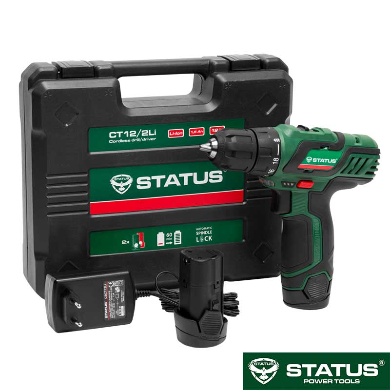 Акумулаторска дупчалка STATUS CT12-2Li