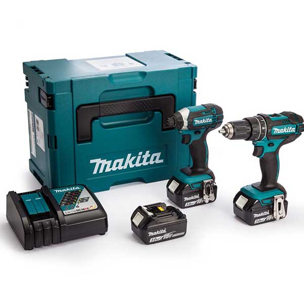 Акумулаторски сет MAKITA DLX2131JX1 18V 3Ah