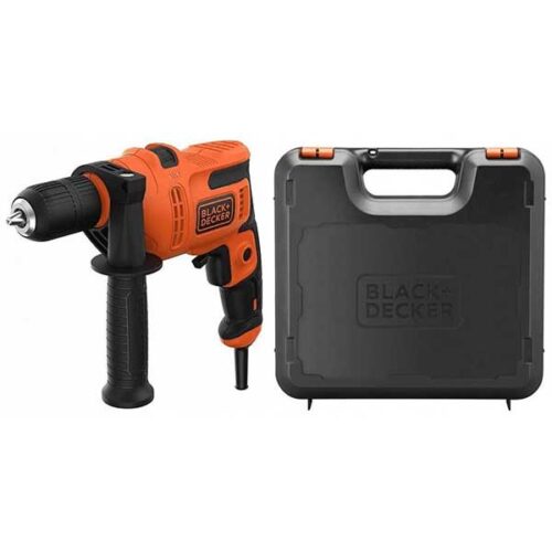 Ударна Дупчалка Black+Decker BEH200K-QS 500W