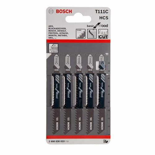 Лист за убодна пила BOSCH T111C (5 парчиња)