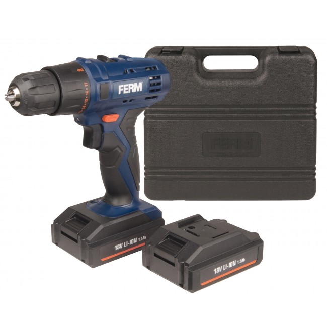 Акумулаторска дупчалка FERM 18V-1.5AH CDM1120
