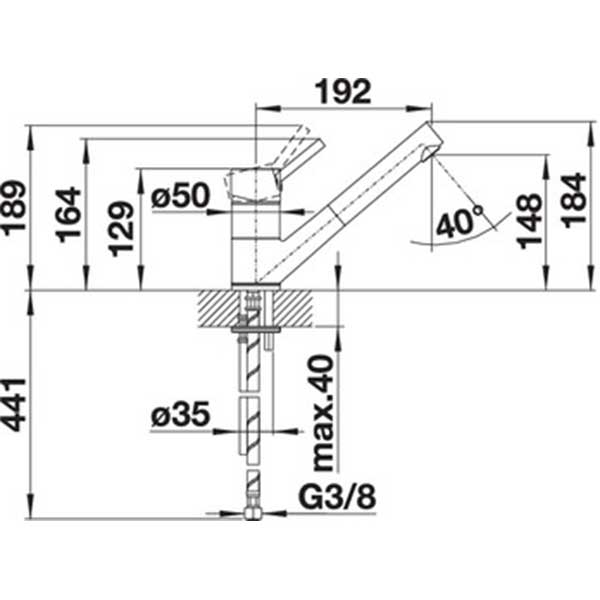 Чешма за кујна BLANCO ANTAS-S