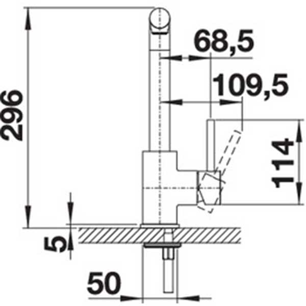 Чешма за кујна BLANCO MILA-S